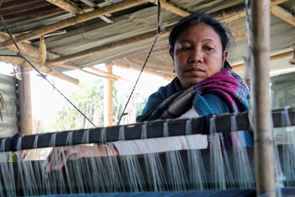 A woman in Manipur